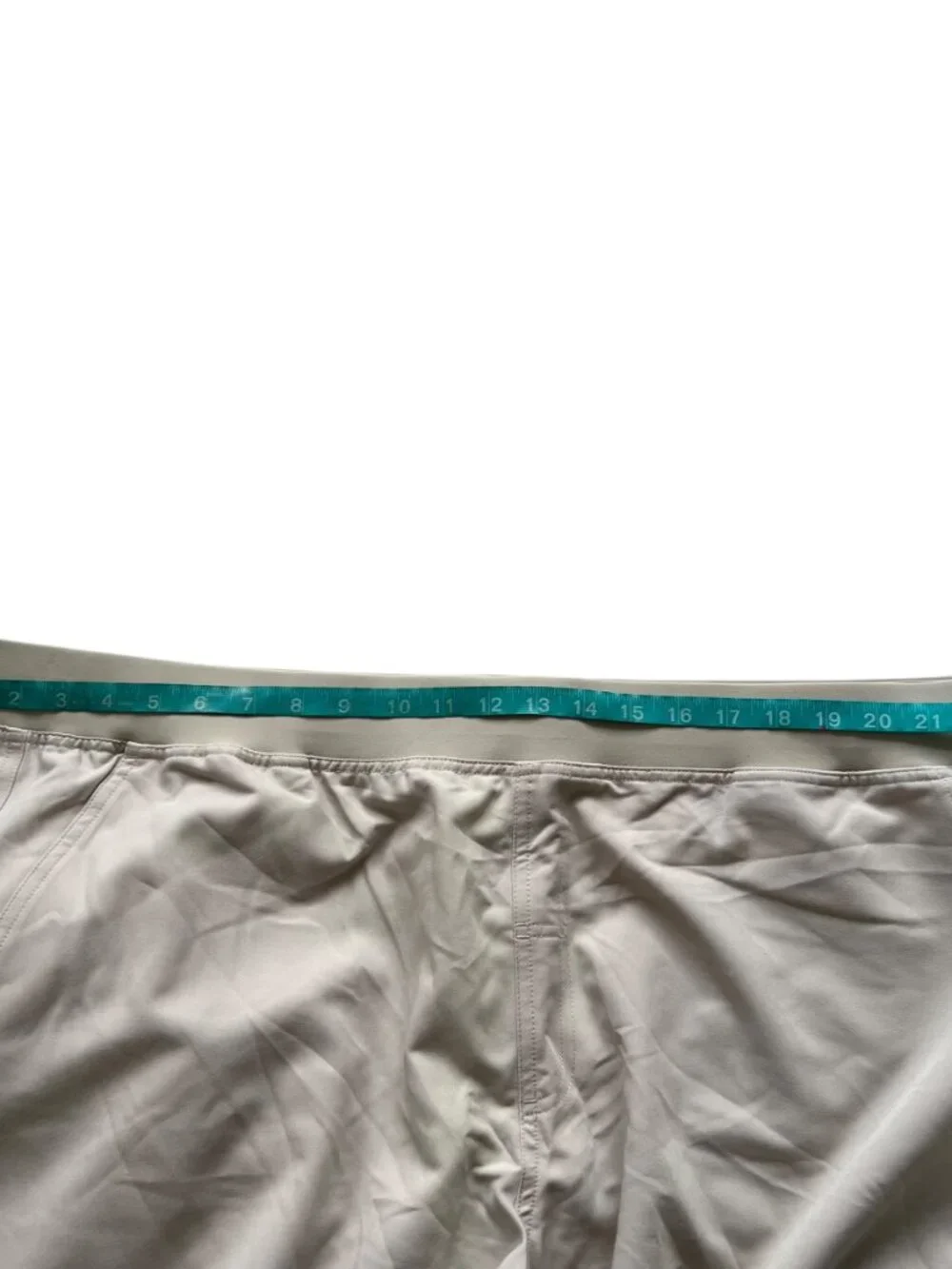 Figs Scrub pants Axim mens 5XLR khaki beige wide elastic waist pockets scrubs